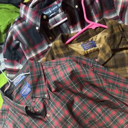 Pendleton Long Sleeve Button Up /polo All XL