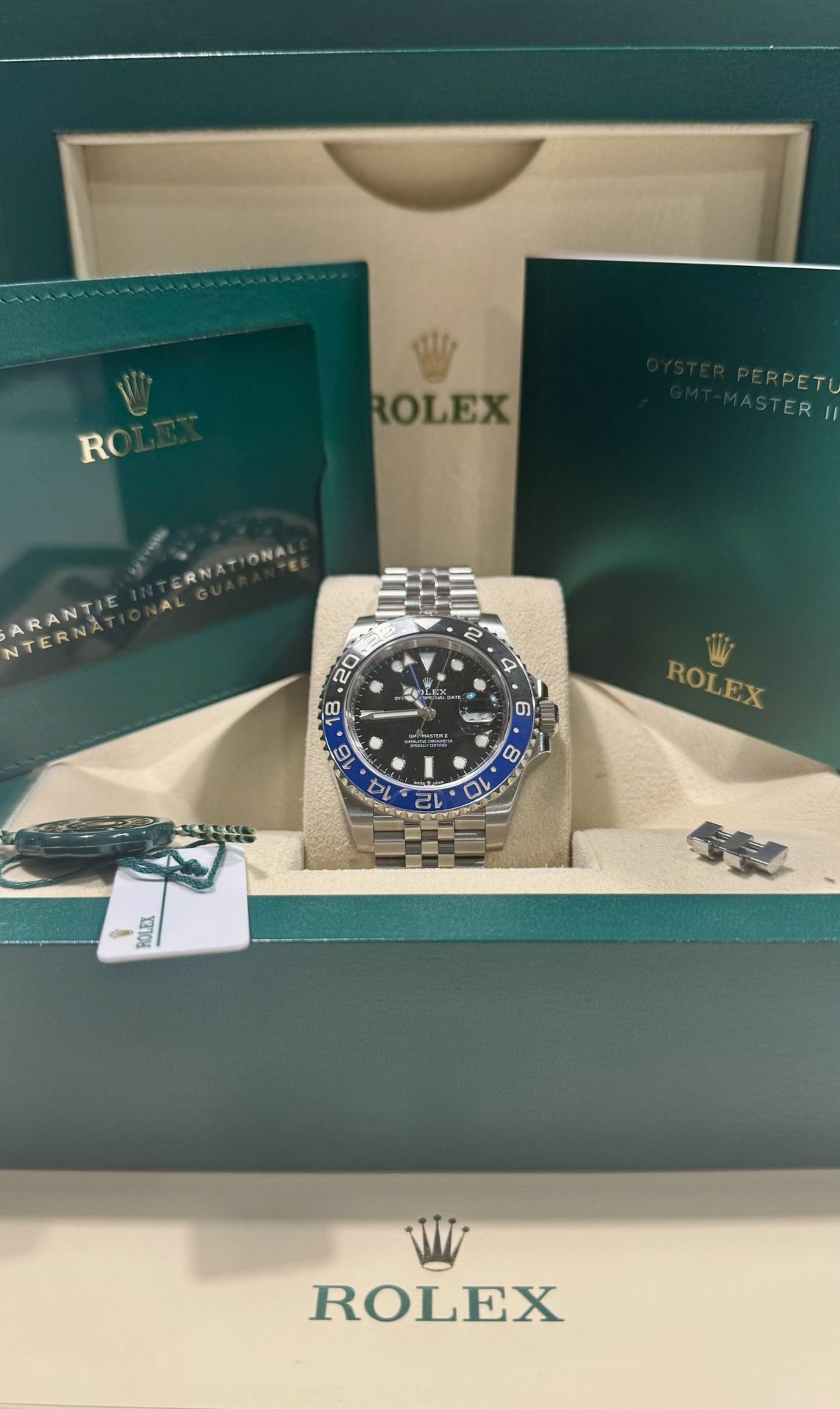 2023 Rolex GMT-Master II Batgirl 126710BLNR โ Complete Set