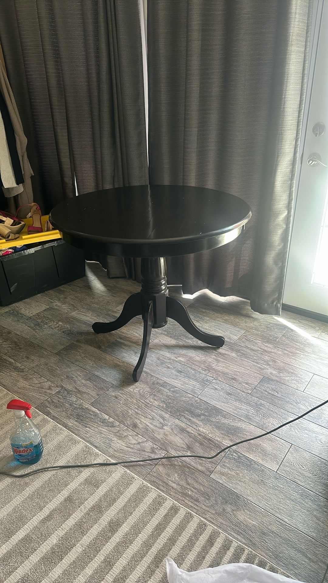 36x36 Pedestal Cappuccino Color round Table