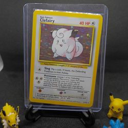 Pokemon 1999 Holo Clefairy Base Lp
