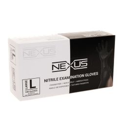 6mil Black Nitrile Gloves Size M L