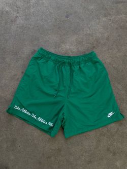 Nike Club Flow Shorts Green Malachite White
