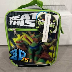 Nickelodeon Teenage Mutant Ninja Turtles Kids Lunch Box for School
