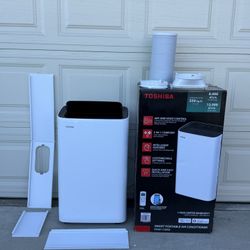 8,000 (DOE) BTU Portable AC Cools 350 sq. ft. with Dehumidifier and Remote Control in White