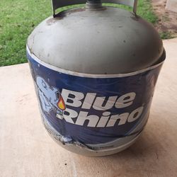 Blue Rhino Propane Tank.