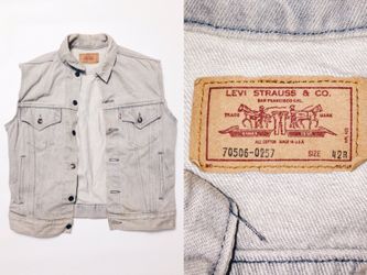 Levi jean vest