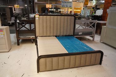 Perennial Home Mezcal King Upholstered Panel Bed