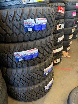 Atlander mud terrain 37/13.50/20 Tires installed