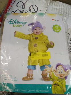 6 to 12 months dopey costume