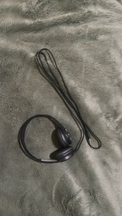 Black headphones