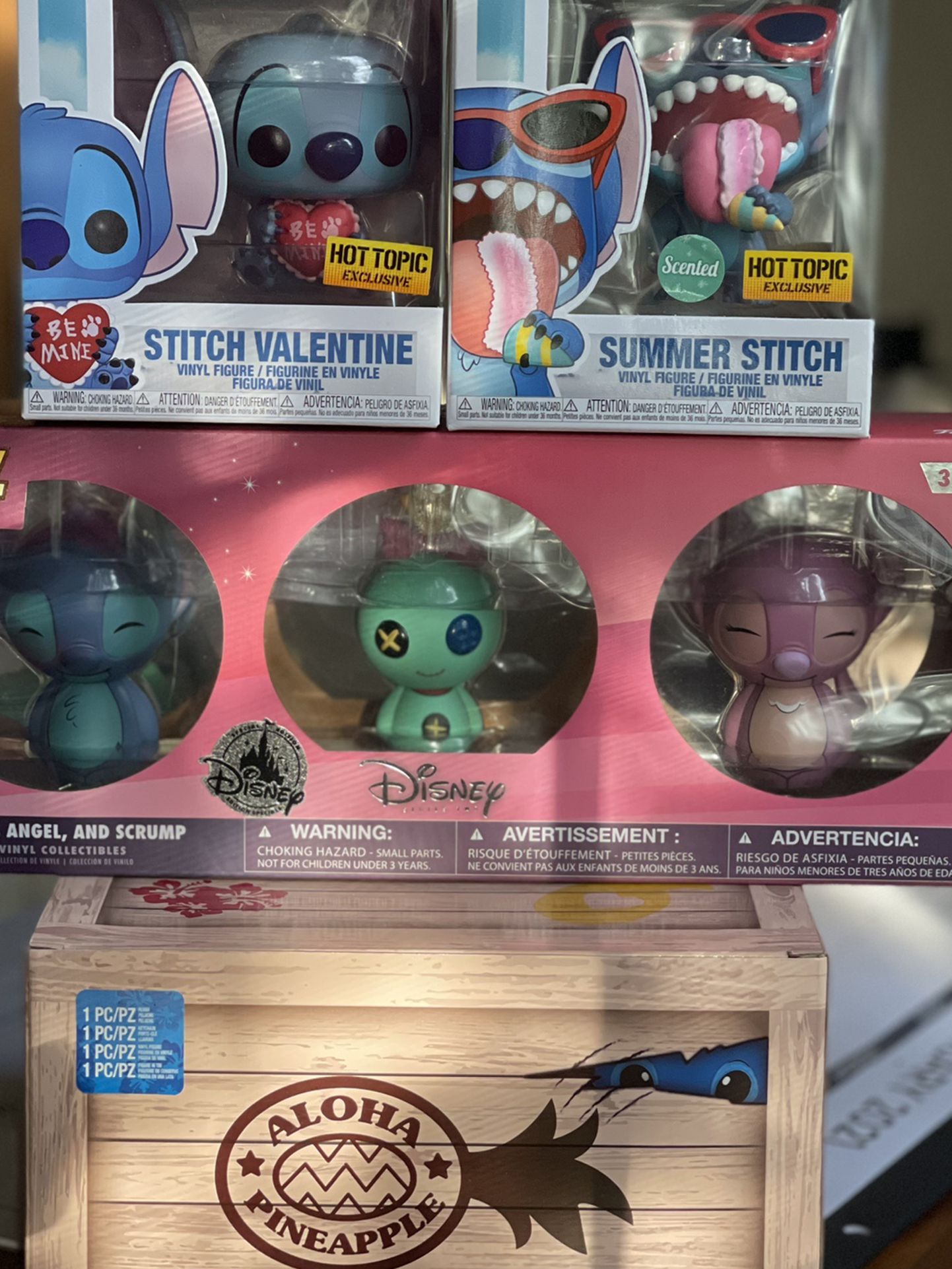 Collections Of limited Edition Stitch Funko Pops
