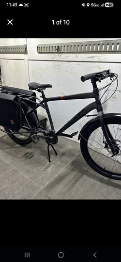mongoose envoy cargo bike and bags rides smooth