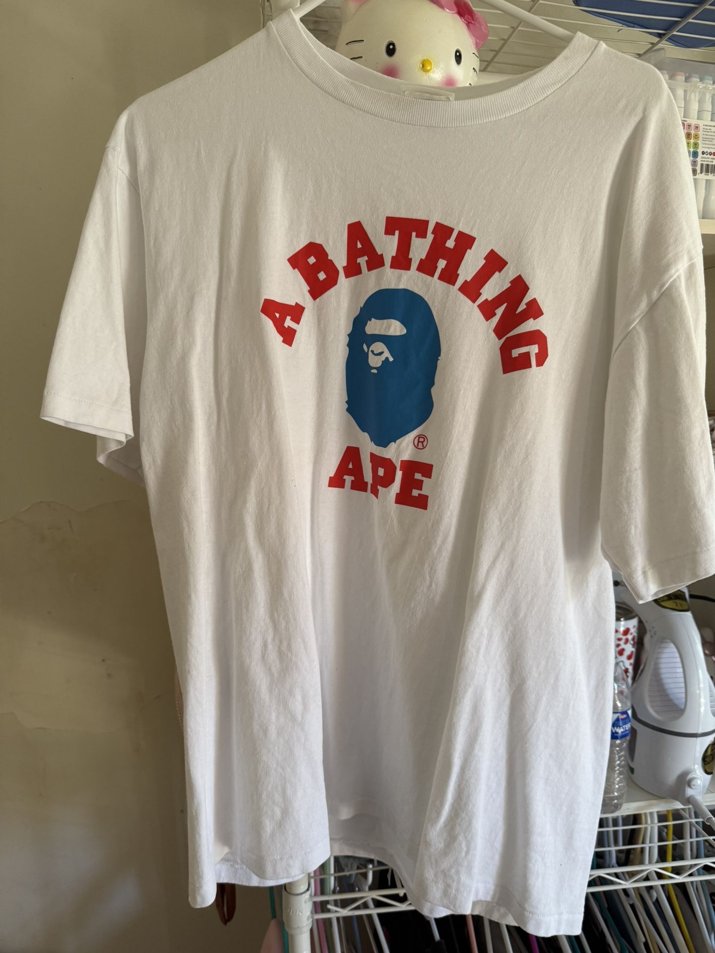 A Bathing Ape White Size XL
