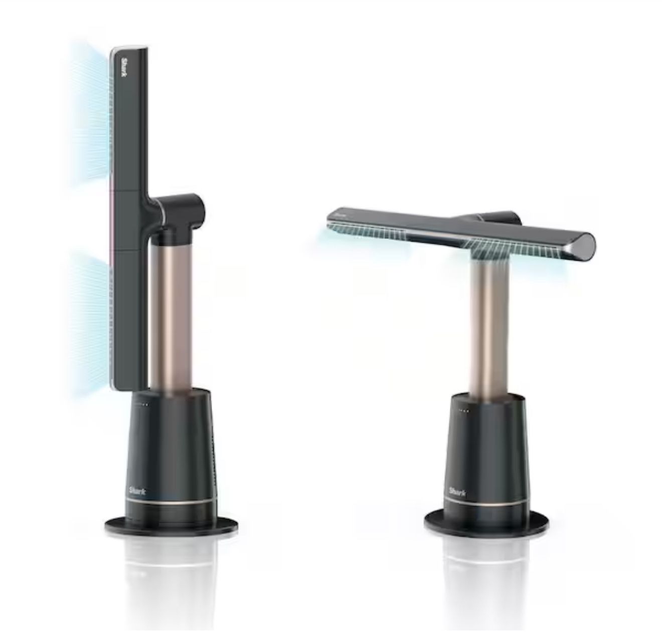 Shark TurboBlade 31.5in. 10 Speed Ultra-Powerful Bladeless Tower Fan in Charcoal 180° Oscillation, Pivots and Twists