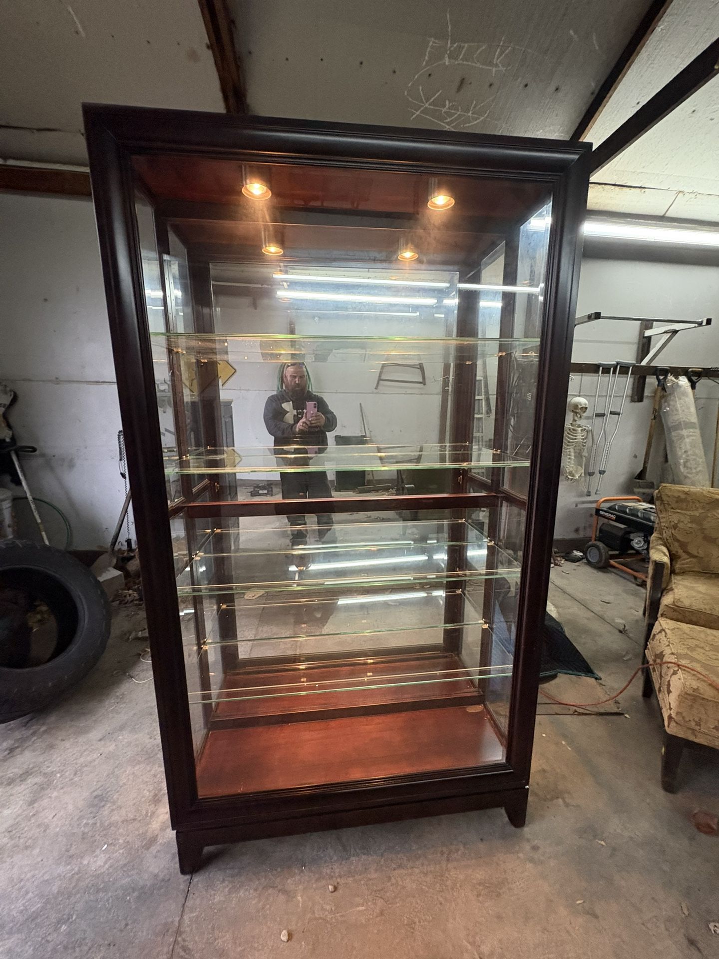 Polanski Furniture lighted display case