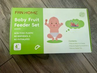 NEW SEALED Baby Fruit Feeder Set
