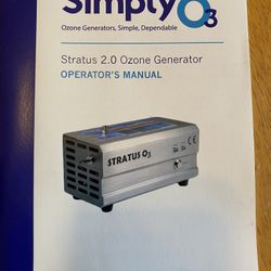 Ozone Generator Stratus O3 Model 