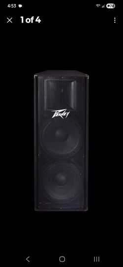 Pair of PEAVEY 215 Stage speakers