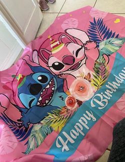 Stitch birthday decorations