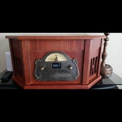 NEW 10 In 1 Record Player,CD ,bluetooth