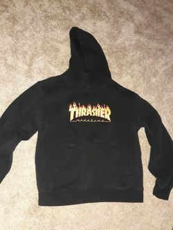 Kids THRASHER black hoodie