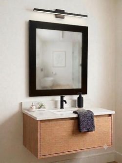 Black Vanity Mirror - NIB