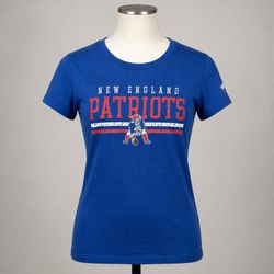 Nike New England Patriots Blue Cotton T-Shirt Size Small