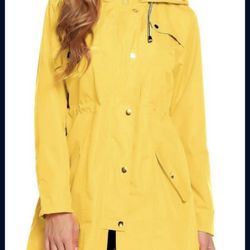 Yellow Rain Jacket π§₯ Hooded xL