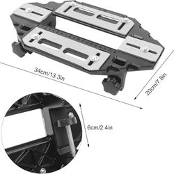 Wooden Door Hinge Hole Opener Hinge Locator, Aluminum Wooden Door Slotting Positioner Fixed Hinge Hole Opener Locator Lock Guide