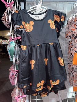 Disney inspired Mickey Pumpkin Kids Halloween dress $20