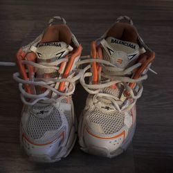 Balenciaga Runners Orange and White Size 38