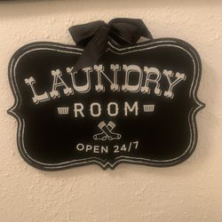 Laundry Sign