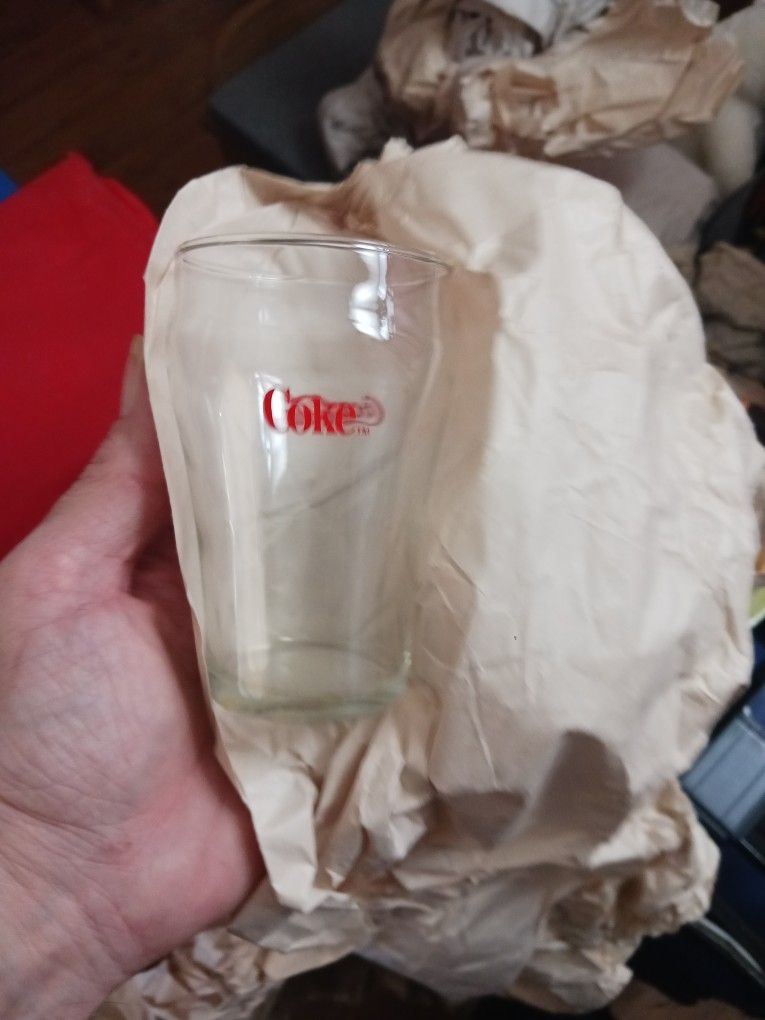 Vintage Cocacola Glass