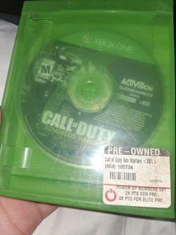 Call of duty modern warfare xbox 1 game