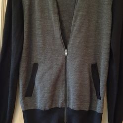  Michael Kors sweater with zipper & pockets. Size S
