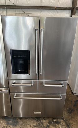 KitchenAid 4 Door Stainless Steel Refrigerator
