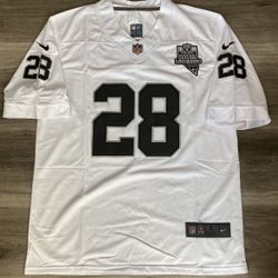 Mens White Jacobs Raiders Jersey 