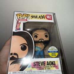 Funko Pop! Rocks Steve Aoki #182 (Toy Tokyo San Diego 2020) Limited Edition Vinyl Figure