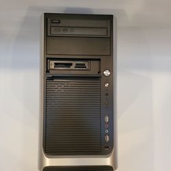 Custom computer old school, an Asus motherboard. Intel processor