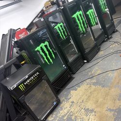 Monster And Coca Cola Fridges