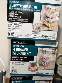 4 Drawer storage kit