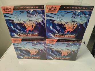 Pokemon Cards TCG Chaos Rising Elite Trainer Box