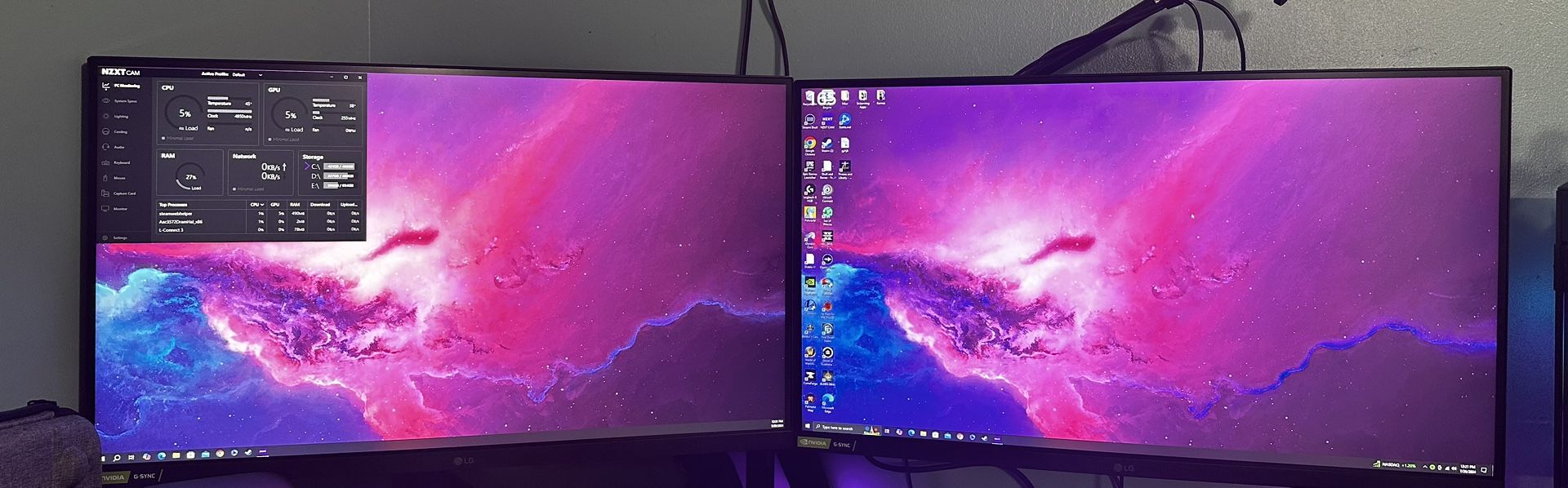 2 Lg 27in 1440p 165hz 