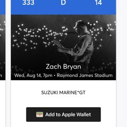 Zach Bryan Tampa