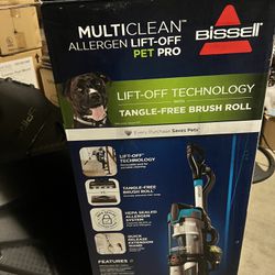 BISSELLMultiClean Allergen Lift-Off Pet Vacuum with HEPA Filter Sealed System, Lift-Off Portable Pod, LED Headlights, Specialized Pet Tools, model 285