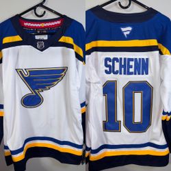 Brayden Schenn #10 - St Louis Blues White Jersey: Sizes 46 & 50