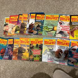 Who Would Win? Book Collection (18 Paperbacks + Battle Royale Hardcover, Great Condition)
