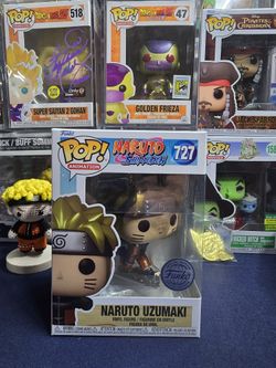 Naruto Uzumaki Funko Pop 727 Metallic 