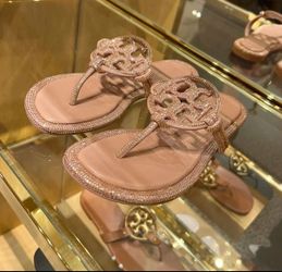 Pink tory burch sandals
