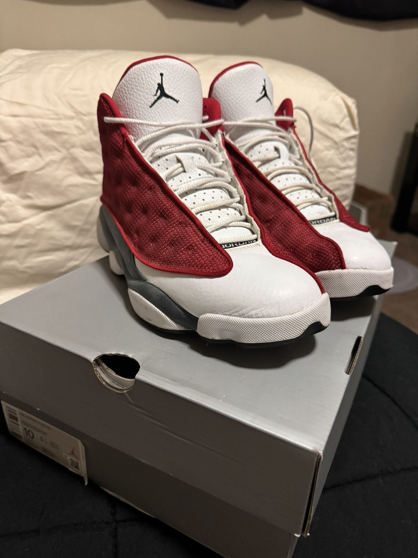 Jordan 13 Red Flint Grey 